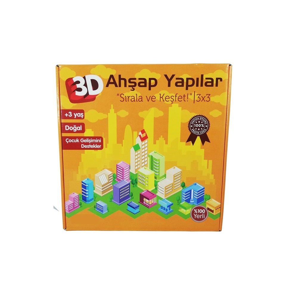 Ahşap Apartman Sudoku 3x3