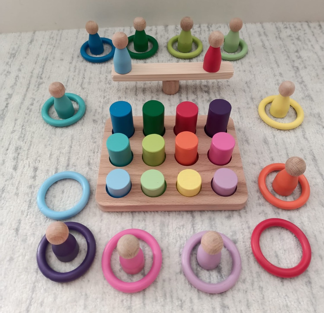 Montessori Eşleştirme Seti 12 Renk Montessori Eşleştirme Seti 12 Renk