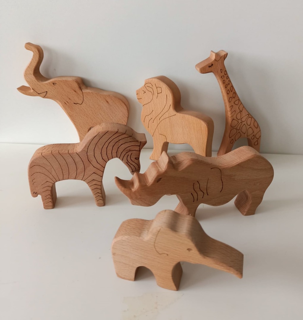 Montessori Safari Hayvanlar Seti (Masif Ahşap) Montessori Safari Hayvanlar Seti (Masif Ahşap)