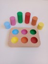 Montessori Eşleştirme Tablalı Silindirler 6 lı Montessori Eşleştirme Tablalı Silindirler 6 lı