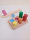 Montessori Eşleştirme Tablalı Silindirler 6 lı Montessori Eşleştirme Tablalı Silindirler 6 lı