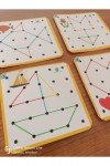 Geoboard Geometri Oyunu Toddler Geoboard Geometri Oyunu Toddler