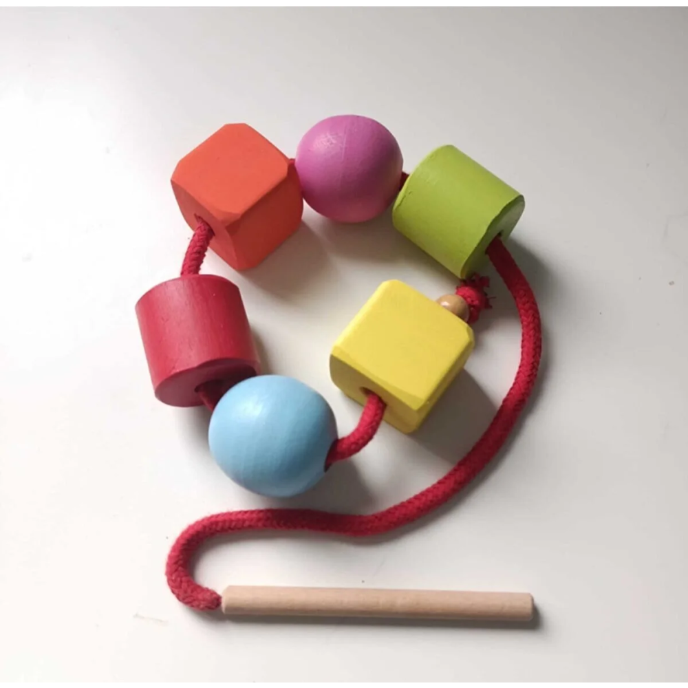 Montessori Boncuk Dizme Renkli